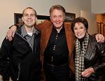 Jamey Anderson and his father Bill at the Country Music Hall of Fame on December 12, 2009